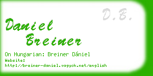 daniel breiner business card
